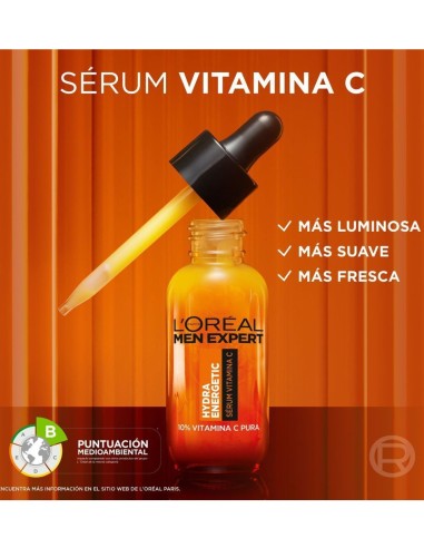 L'Oréal Men Expert Hydra Energetic Serum Vitamina C 30ml Anti-Fatiga