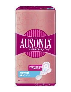 Ultrafina Plus Compresas con Alas Protección Todo en 1 Normal