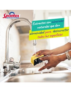 SPONTEX ESTROPAJO SALVAUÑAS UNIVERSAL 2 +1 GRATIS 2