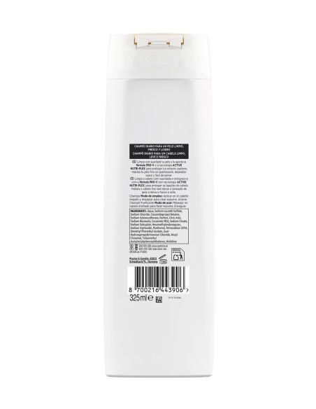 Champú Pantene Purificante 325 ml con frescor duradero y efecto antigrasa