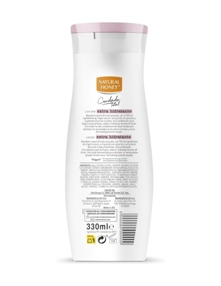 Loción corporal Natural Honey 330ml.
