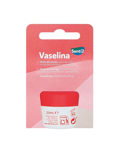 SENTI2 VASELINA FRESA TARRO 100 GRS
