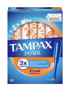Tampax Pearl Super Plus 24 uds con Aplicador