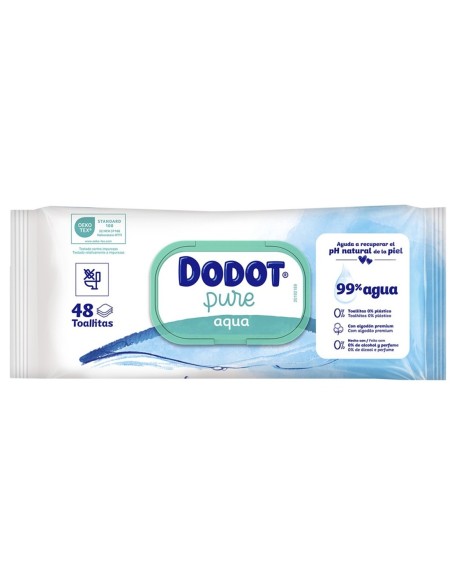 Dodot Toallitas Bebé Aqua Pure 48 uds.