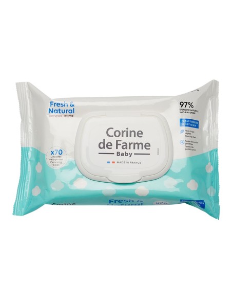 Corine de Farme Toallitas Bebé Fresh & Natural 70 Uds