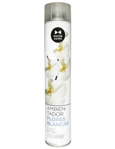 Ambientador Spray Mayordomo Flores Blancas 750 ml, perfume floral duradero