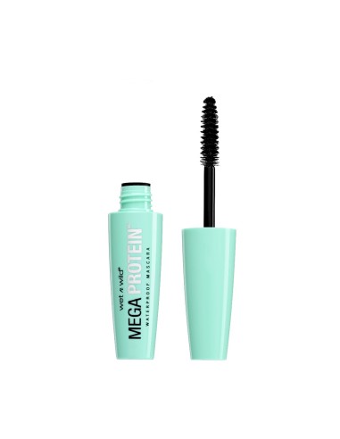 WNW MASCARA MEGA PROTEIN WATERPROOF VERY BLACK