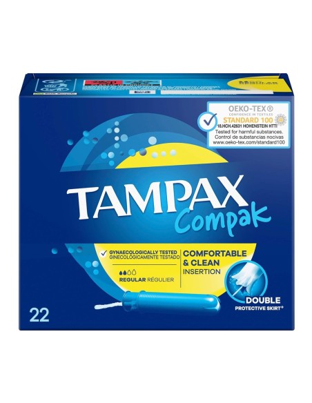 Tampax Compak 22 uds Regular
