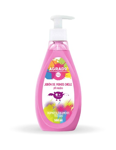 Agrado Jabón de Manos Líquido Kids Chicle 500 ml