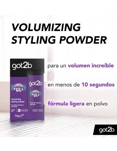 Schwarzkopf Got2b Powder'ful: Polvo Voluminizador para Cabello, 10 grs