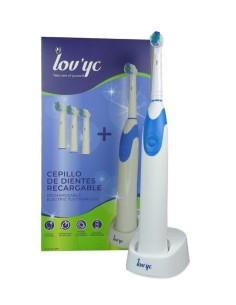 Lovyc Cepillo de Dientes + 4 Recambios - Higiene Completa