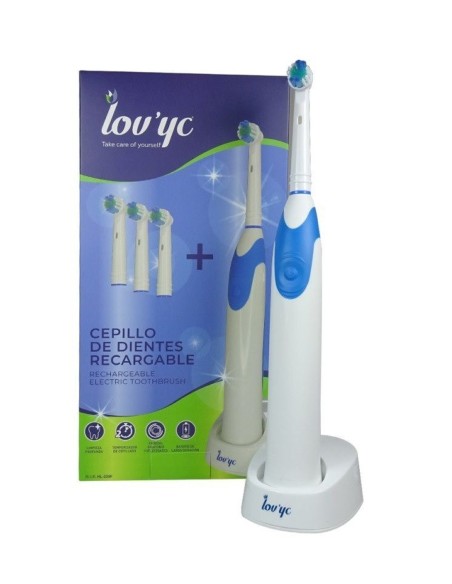 Lovyc Cepillo de Dientes + 4 Recambios - Higiene Completa