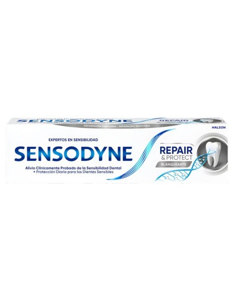 Pasta dental Sensodyne Repair and Protect Blanqueante en tubo y caja de 75 ml