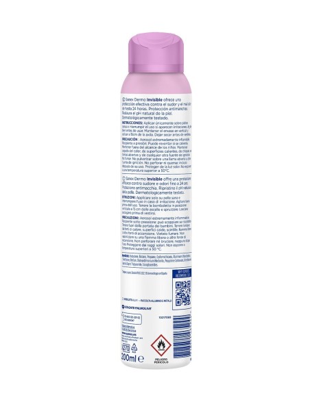 Sanex Dermo Desodorante Invisible Spray 24h 200ml