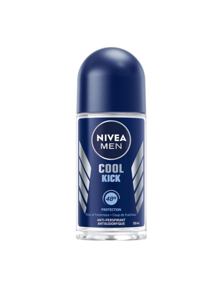 Desodorante Nivea Men Cool Kick Roll-on 50 ml | Protección 48h