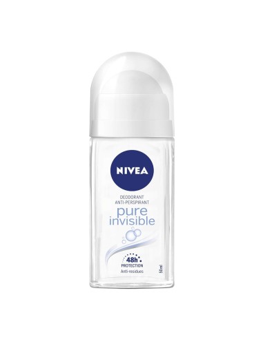 Desodorante Nivea Women Pure Invisible Roll-on 50 ml | Sin Marcas