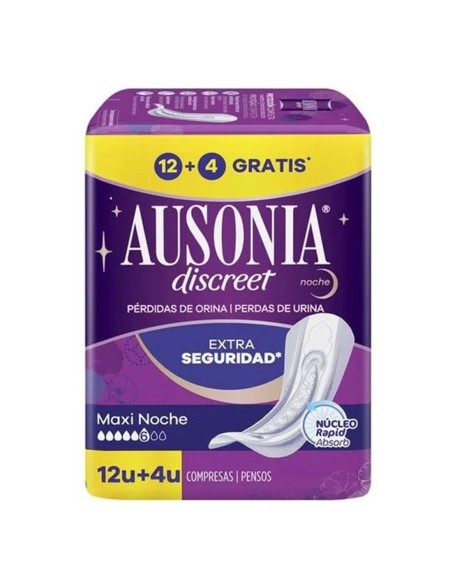 Pack ahorro Ausonia Discreet dieciseis unidades noche
