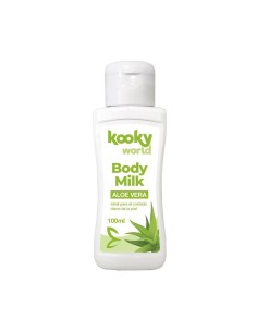 KOOKY WORLD BODY MILK 100ML ALOE VERA (VIAJE)