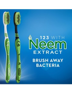 CEPILLO DENTAL ORAL-B 1.2.3 EXTRACT NEEM DUREZA MEDIA 2
