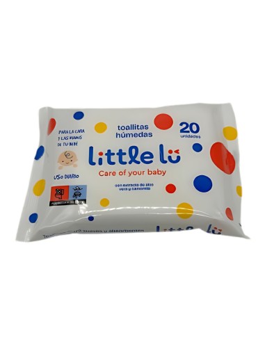 Little Lu Toallitas Bebé 20 uds Cara y Manos