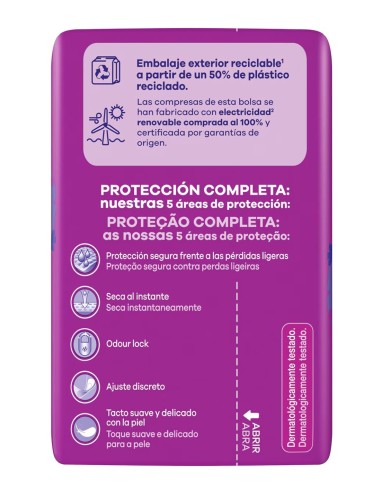Compresas Ausonia Discreet Maxi Noche para perdidas de orina