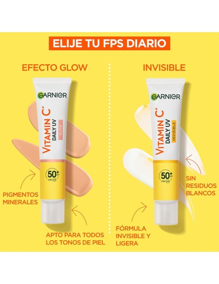 Garnier Vitamina C Fluido Antimanchas Glow SPF50+ 40 ml