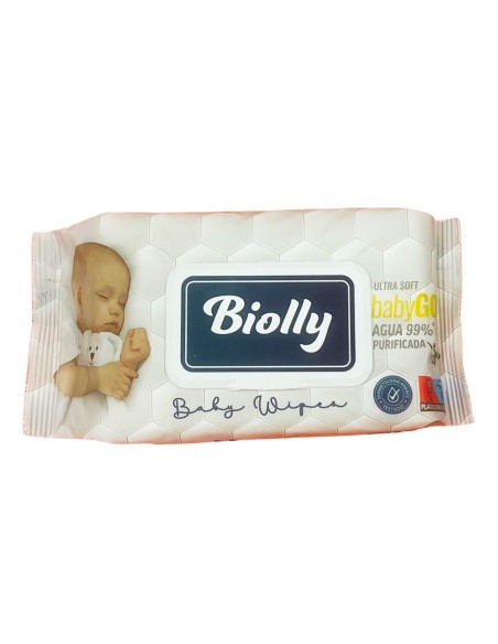 Biolly Toallitas Bebé Ultra Soft 80 uds - 0% Alcohol