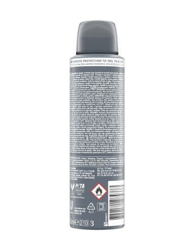 Desodorante Dove Spray 150 ml Invisible 72h Anti-Manchas