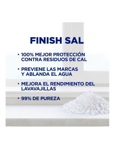 Finish Sal Lavavajillas 2 kg - Protección Antical Finish Sal Lavavajillas 2 kg - Protección Antical