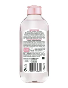 Garnier Agua Micelar con Agua de Rosas 400 ml, limpieza suave y tonificante 2