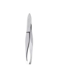 Pinza de depilar punta recta cromada 7,2 cm, depilación precisa y cómoda