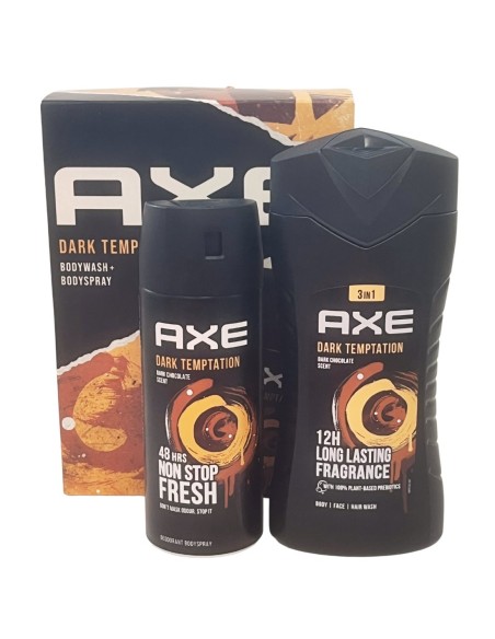 Pack Axe Dark Temptation Desodorante Spray + Gel 150 ml
