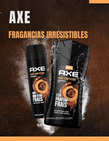 Pack Axe Dark Temptation Desodorante Spray + Gel 150 ml