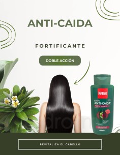 Kerzo Champú 400 ml Anti-Caída Fortificante Cabello Normal 2