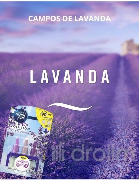 Recambio Ambipur 3Volution con Fragancia a Lavanda