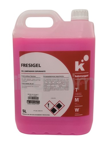 Fresigel gel de manos espumante 5L rosa aroma frambuesa