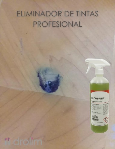 Spray Alcprint para eliminar tintas