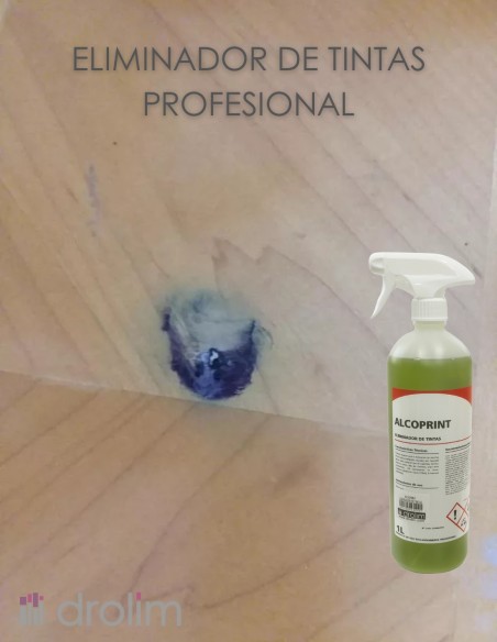 Spray Alcprint para eliminar tintas
