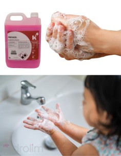 Gel Lavamanos Espumante FRESIGEL pH 5.5, Bidón de 5 Litros 2