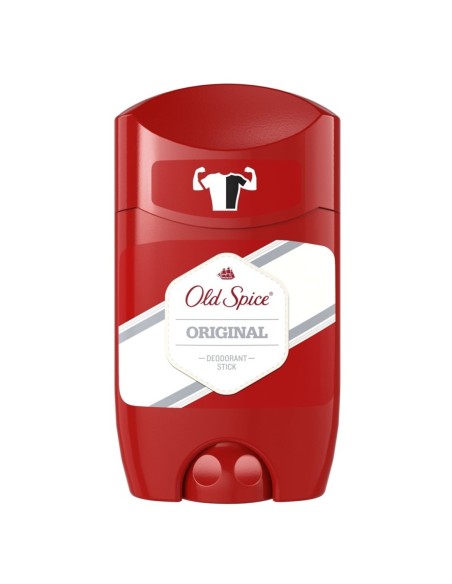Desodorante Old Spice Stick Original, 50 ml, sin aluminio.