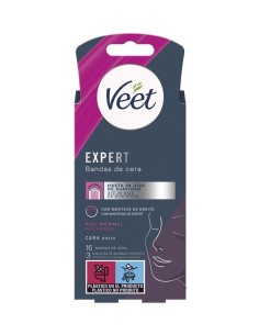 Veet Bandas Faciales Expert 16 Uds Piel Normal