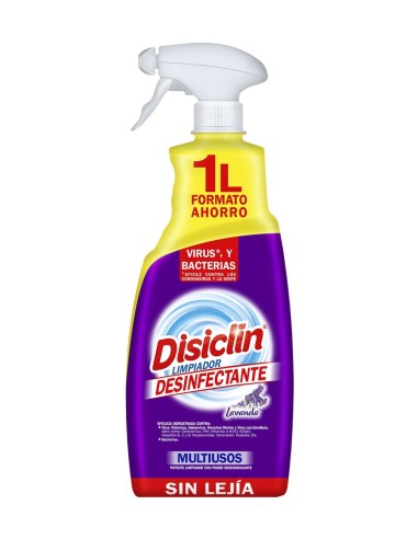 Disiclin Multiusos Desinfectante Fragancia Lavanda 1L