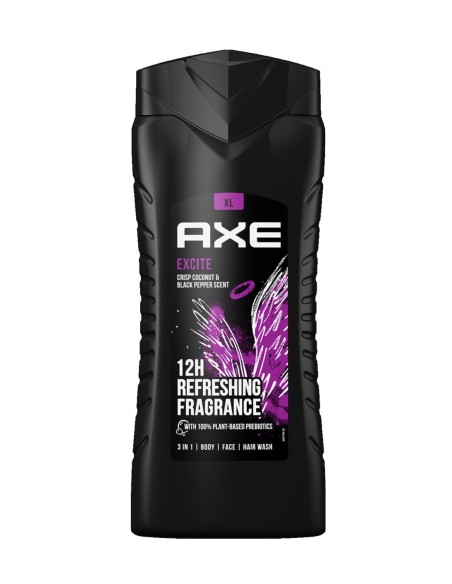 Gel de ducha Axe Excite 400 ml | Limpieza y fragancia duradera