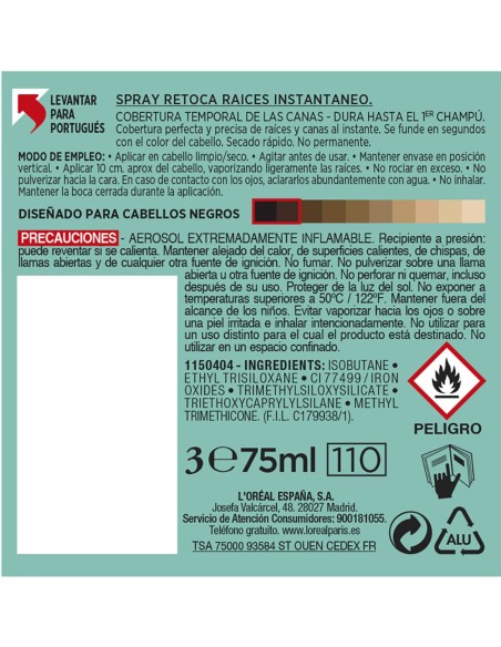 L'Oréal Magic Retouch Rubio 75 ml  Retoque instantáneo