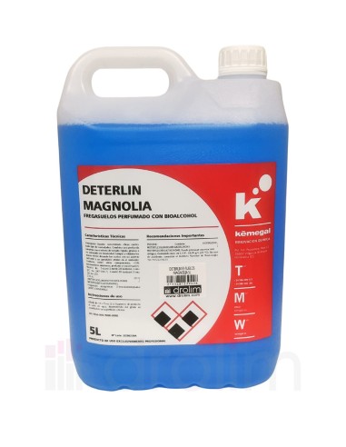 Deterlim Magnolia Fregasuelos Bioalcohol 5L - Secado rápido