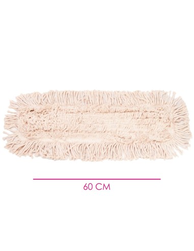 Recambio Mopa Abrillantadora Algodón 60 cm - Eficaz y duradero