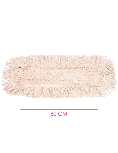 Recambio Mopa Abrillantadora Algodón 60 cm - Eficaz y duradero