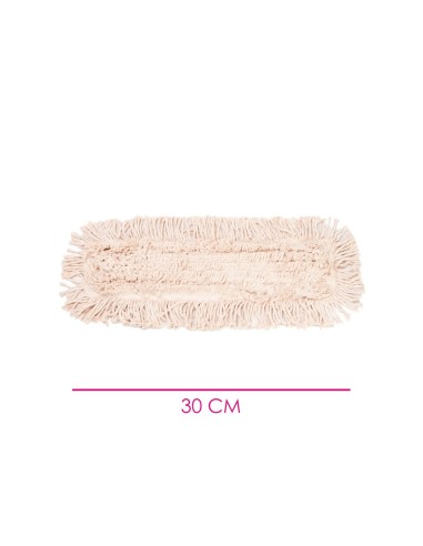 Recambio Mopa Abrillantadora Algodón 30 cm - Limpieza detallada