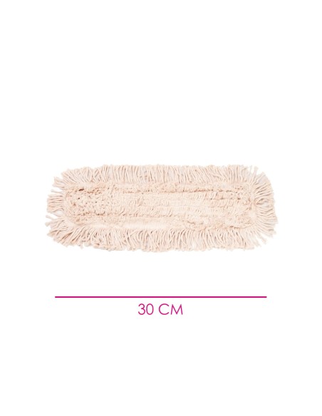 Recambio Mopa Abrillantadora Algodón 30 cm - Limpieza detallada