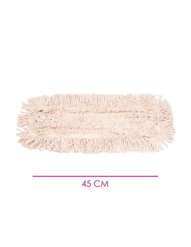 Recambio Mopa Abrillantadora Algodón 45 cm - Eficaz y práctico